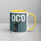 ILLTOCHILL OCD awareness Obsessive-Compulsive Disorder gift Mug with Color Inside – Lifestyle 2 Right