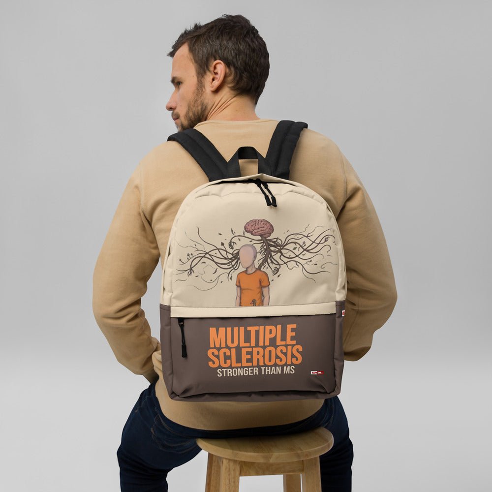 ILLTOCHILL MS Awareness Backpack – Men's Front (Black) #2