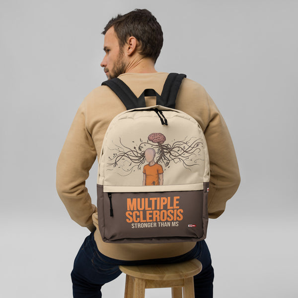 ILLTOCHILL MS Awareness Backpack – Men's Front (Black) #2