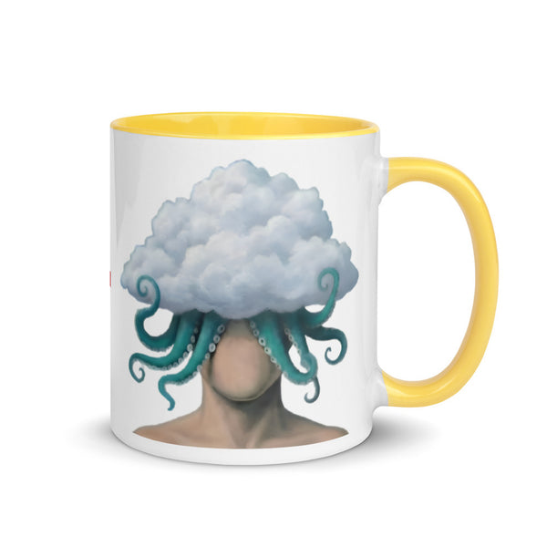 ILLTOCHILL OCD awareness Obsessive-Compulsive Disorder gift Mug with Color Inside – Flat Right