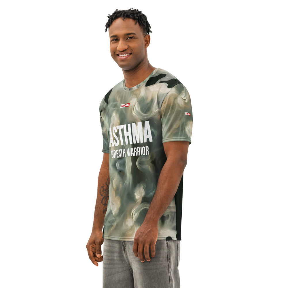 ILLTOCHILL Asthma Support T-Shirt – Men's Left Front (Black)
