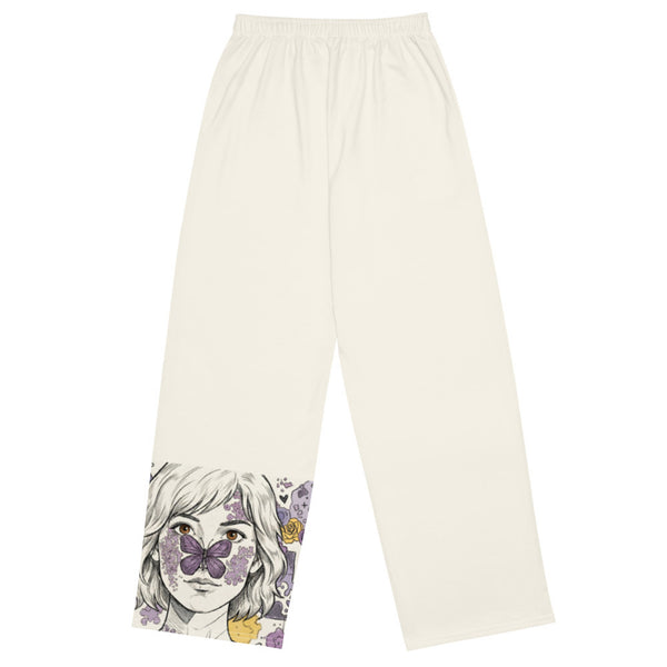 ILLTOCHILL Lupus Awareness Pants – Flat Back (White)