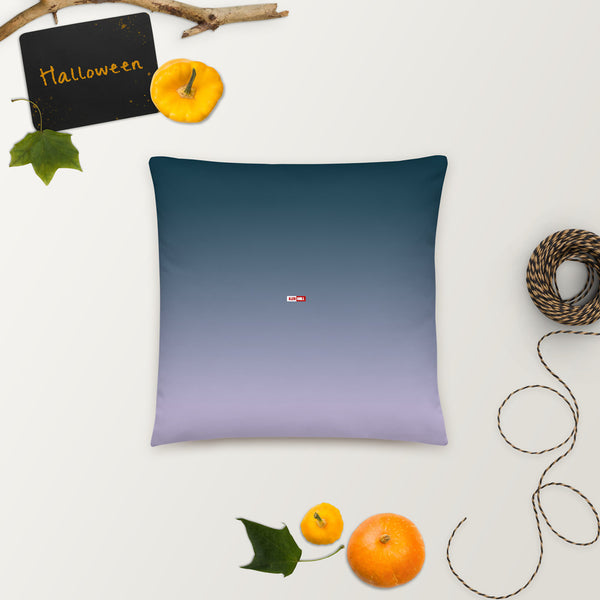 ILLTOCHILL CM Chiari Malformation awareness gift Pillow – Halloween Back 2 (Black)