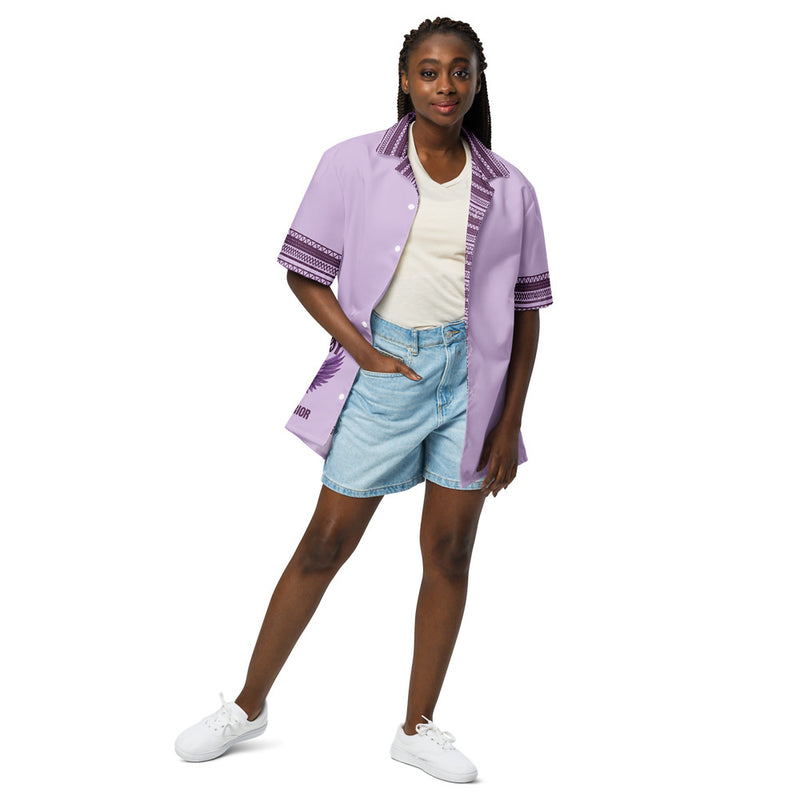 ILLTOCHILL Epilepsy awareness and support Unisex button shirt – Women's Front