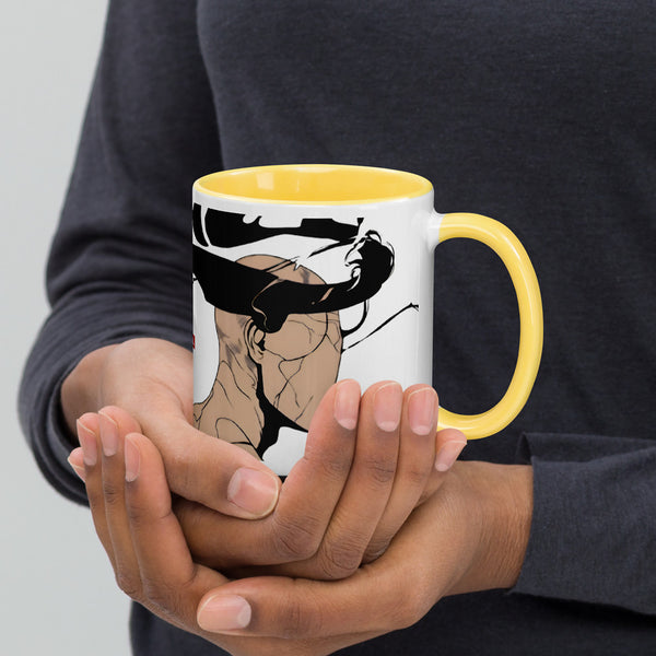 ILLTOCHILL CPTSD awareness Complex Post-Traumatic Stress disorder gift Mug with Color Inside – Lifestyle 3 Right