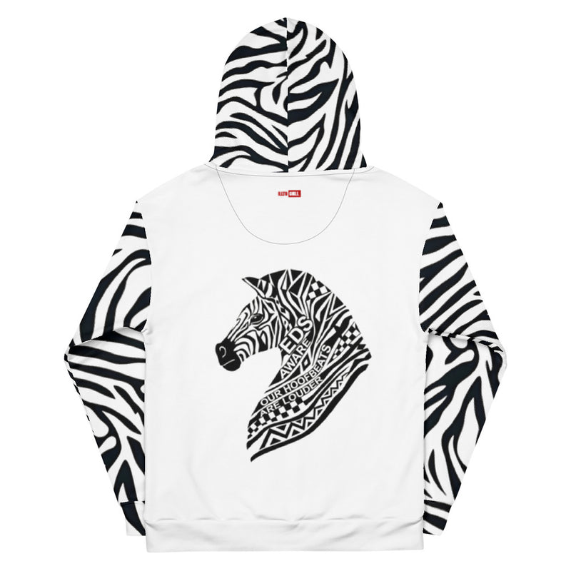 ILLTOCHILL EDS ehler danlos syndrome awareness gift heavyweight Unisex Hoodie – Flat Back (Black)