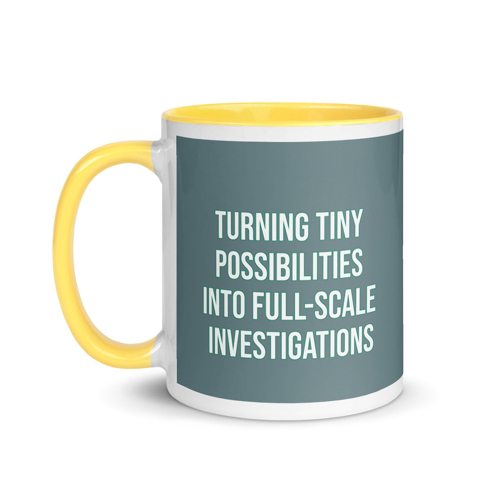 ILLTOCHILL OCD awareness Obsessive-Compulsive Disorder gift Mug with Color Inside – Flat Left