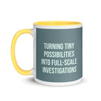 ILLTOCHILL OCD awareness Obsessive-Compulsive Disorder gift Mug with Color Inside – Flat Left