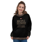 ILLTOCHILL MS awareness Multiple Sclerosis support gift heavyweigh Unisex Hoodie – Women's Front (Black)