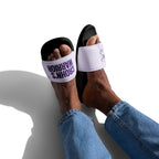 ILLTOCHILL Crohn's Disease Awareness Men's Slides – Men's Lifestyle 2 Front (Crohn's Disease Awareness Men's Slides)
