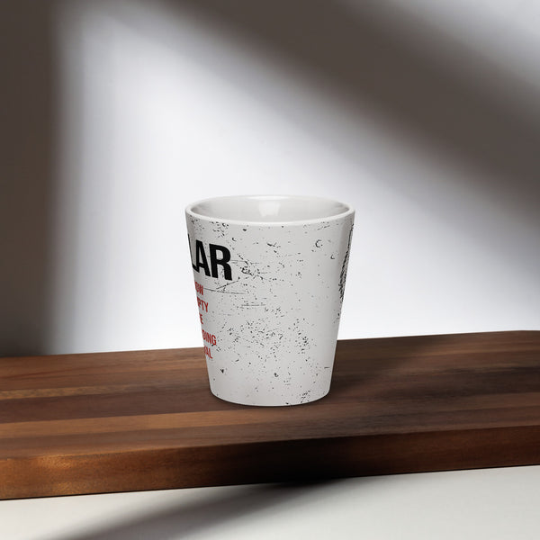 ILLTOCHILL Bipolar disorder gift Latte mug – Lifestyle 2 Front