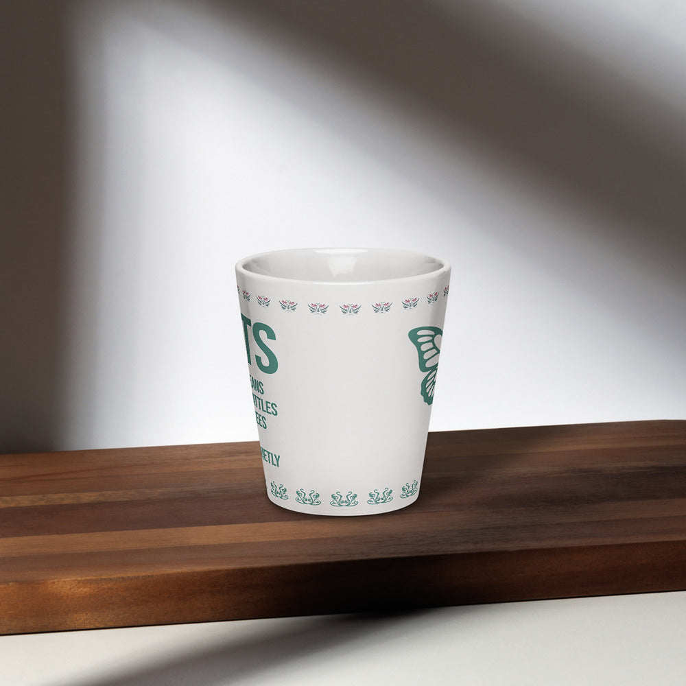 ILLTOCHILL POTS awareness gift Latte mug – Lifestyle 2 Front