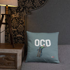ILLTOCHILL OCD Awareness Pillow – Lifestyle Front Lifestyle 2 (Black)