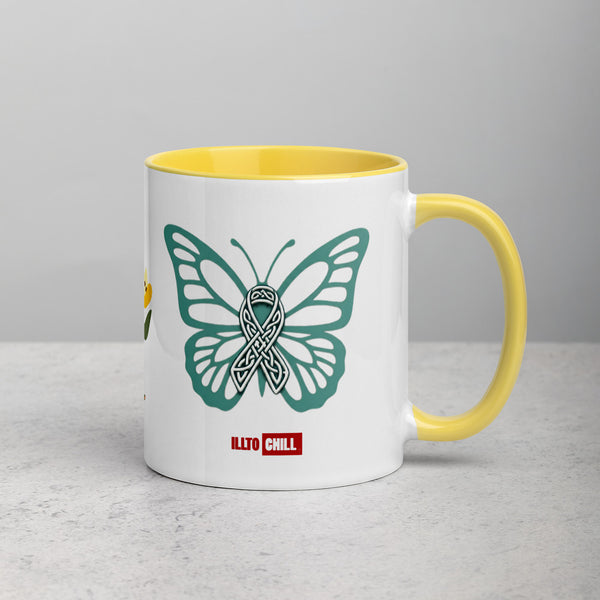 ILLTOCHILL POTS awareness gift Mug with Color Inside – Lifestyle 2 Right