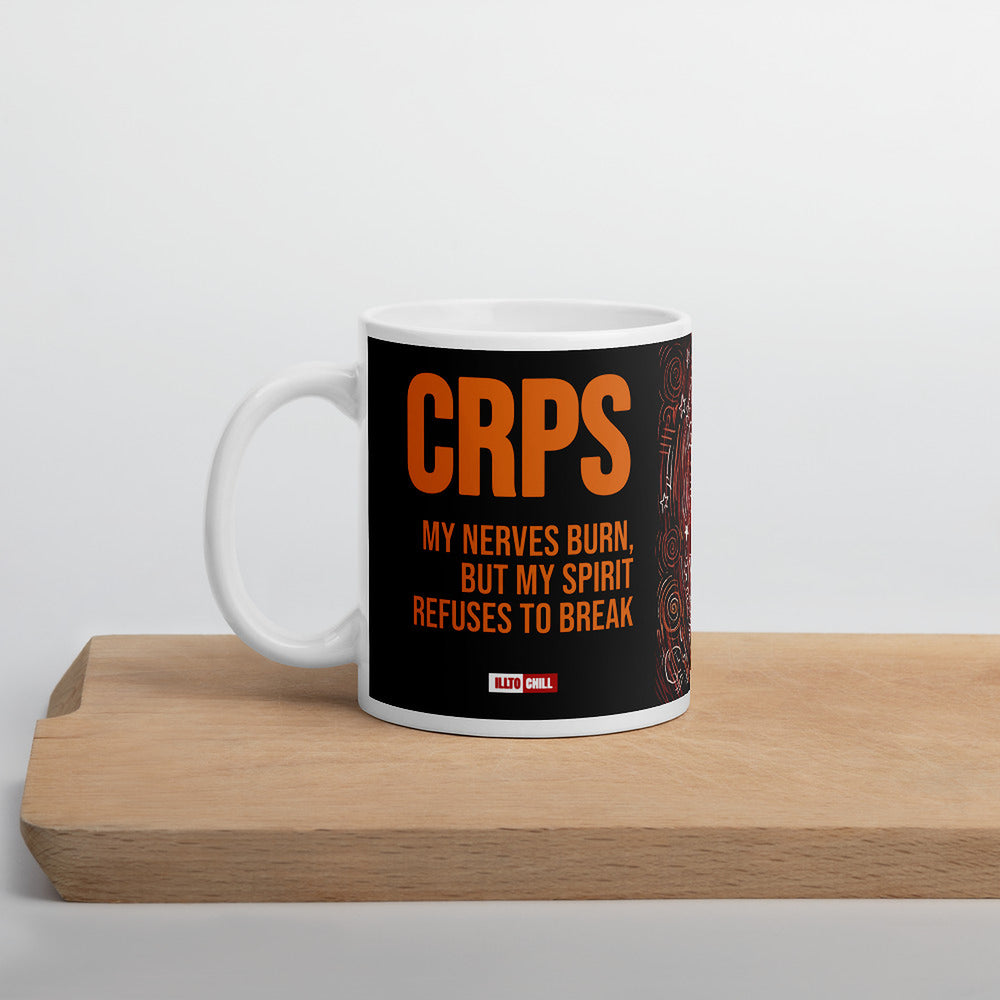 Clean look heavy pain CRPS daily comfort White mug by ILLTOCHILL