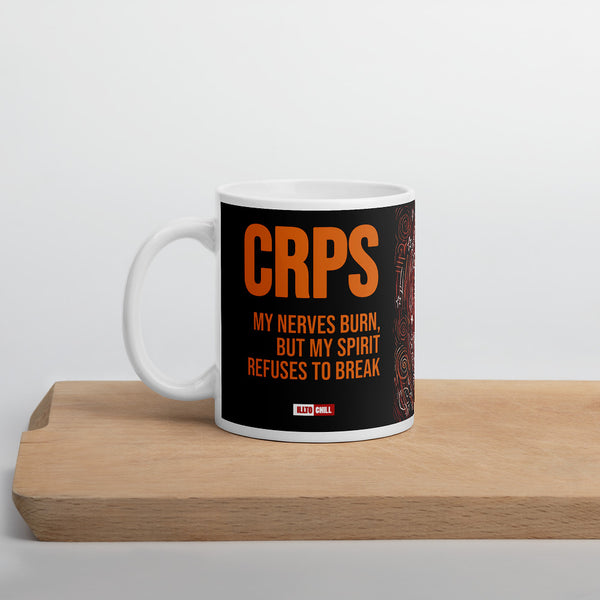 ILLTOCHILL CRPS Awareness and support gift White glossy mug – Environment Cutting board