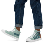 ILLTOCHILL IIH awareness Idiopathic support gift Men’s high top canvas shoes – Men's Lifestyle Left