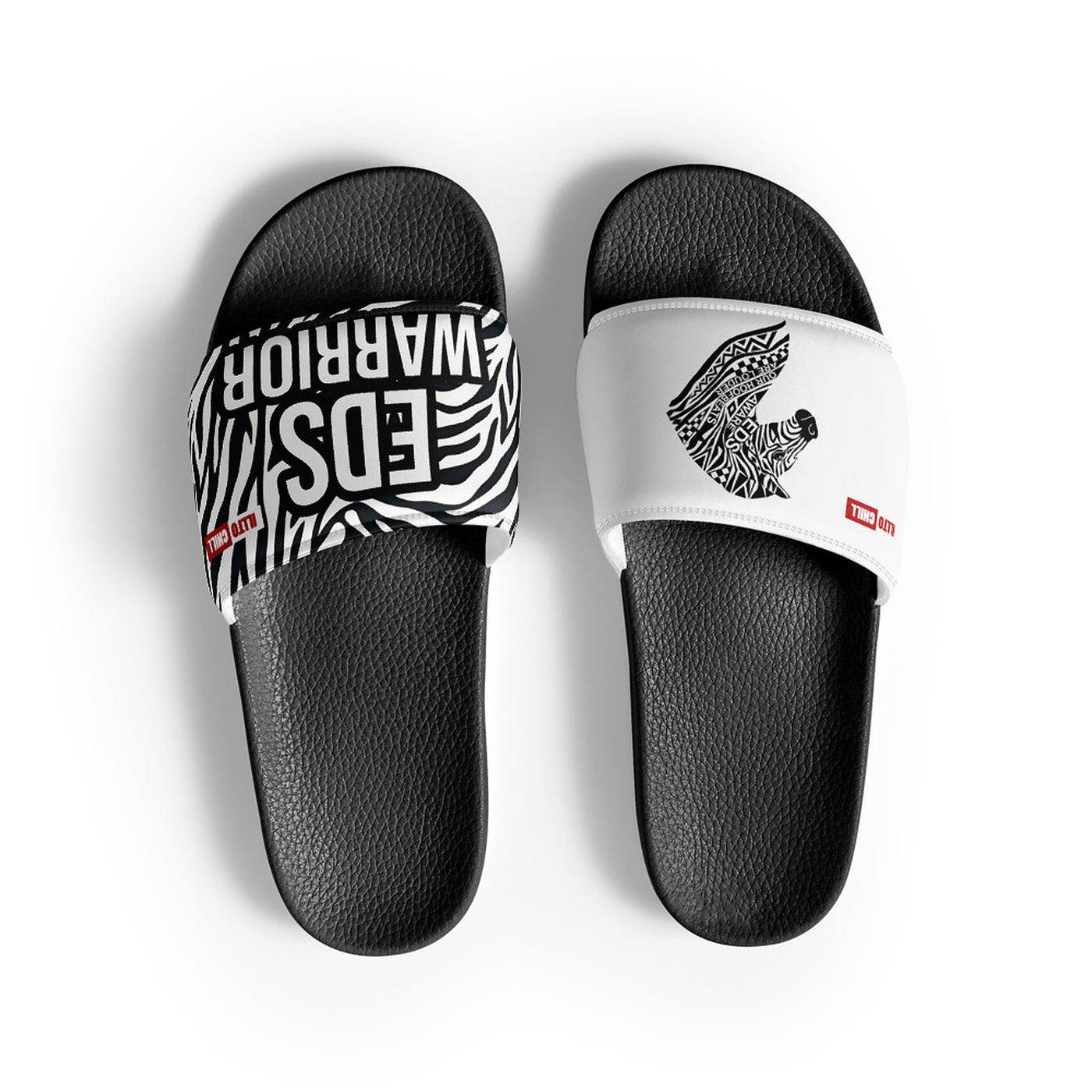 ILLTOCHILL EDS Awareness Men's Slides – Flat Front (Eds Awareness Men's Slides)