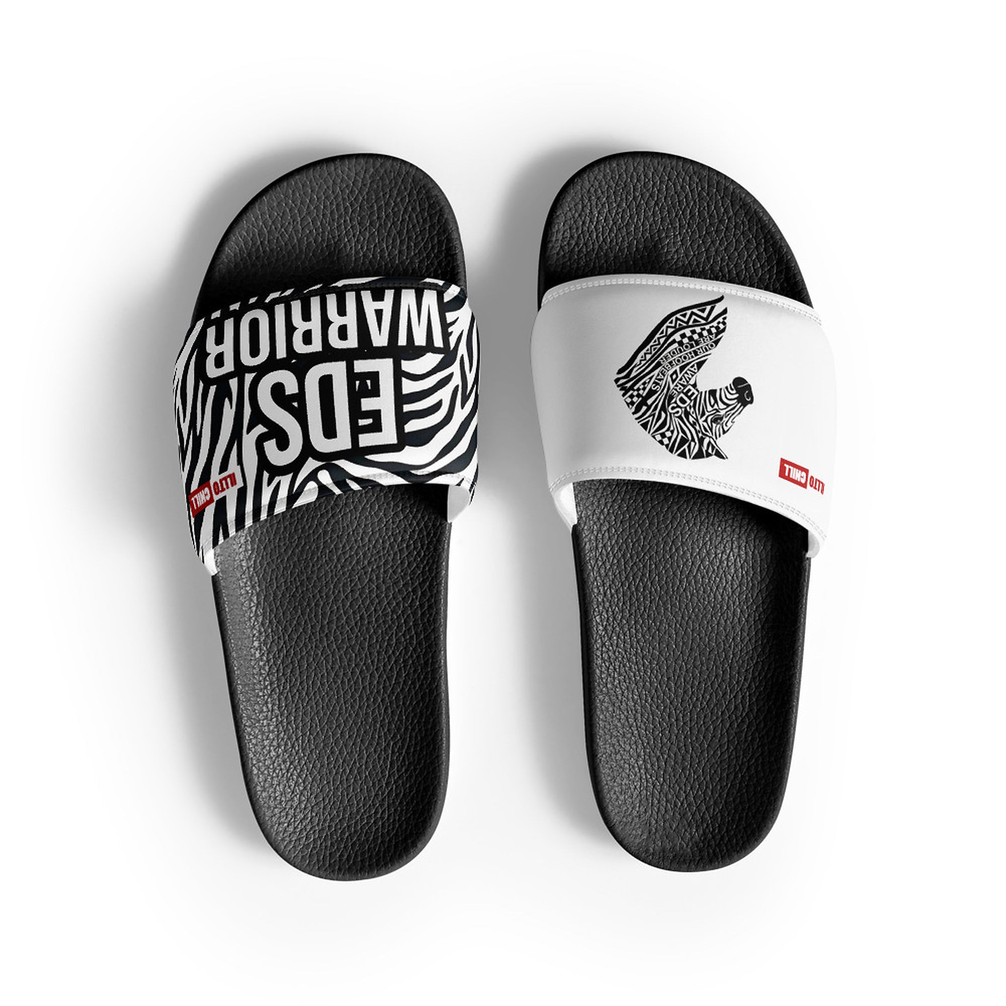 ILLTOCHILL EDS Awareness Men's Slides – Flat Front (Eds Awareness Men's Slides)