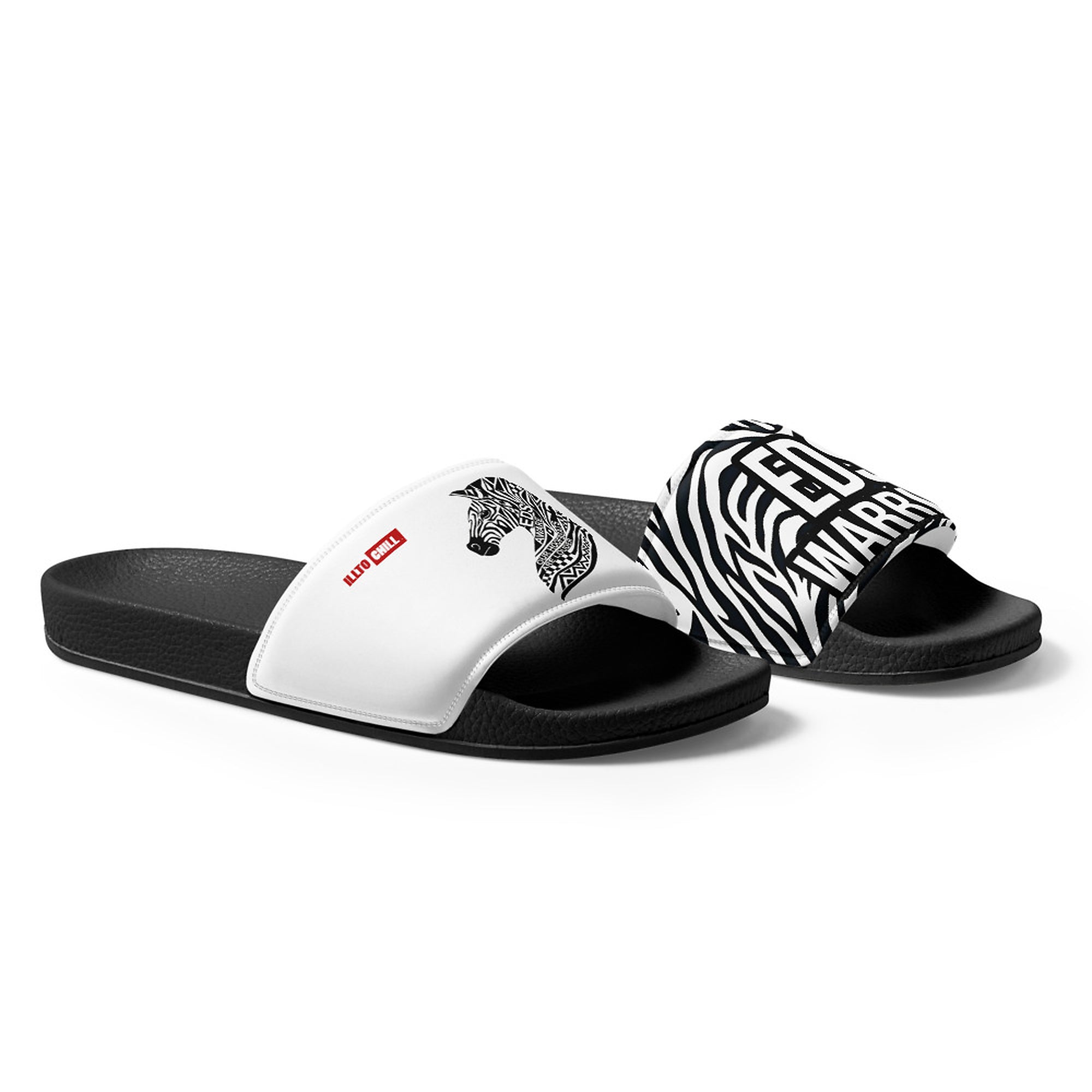 ILLTOCHILL EDS Awareness Men's Slides – Flat Right Front (Eds Awareness Men's Slides)