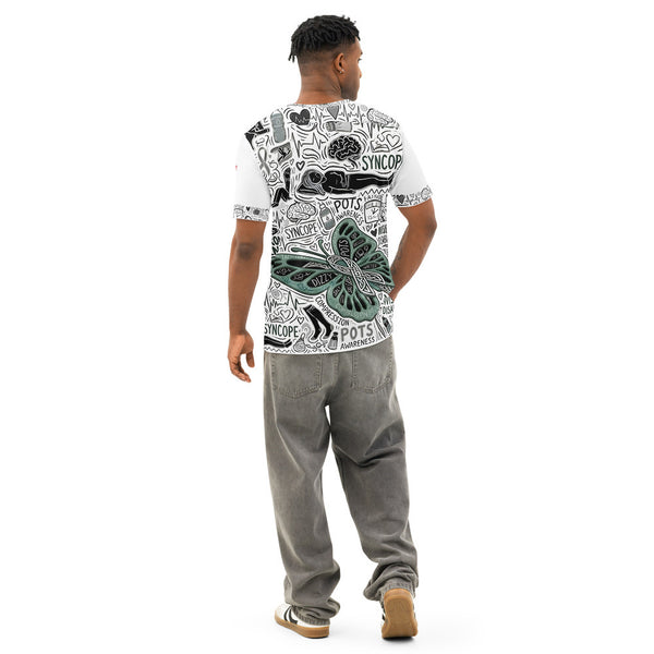 ILLTOCHILL POTS Awareness T-Shirt – Men's Back (White)