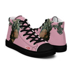 ILLTOCHILL Asthma Support Women's High Top Shoes – Flat 3 Right (Asthma Support Women's High Top Shoes)
