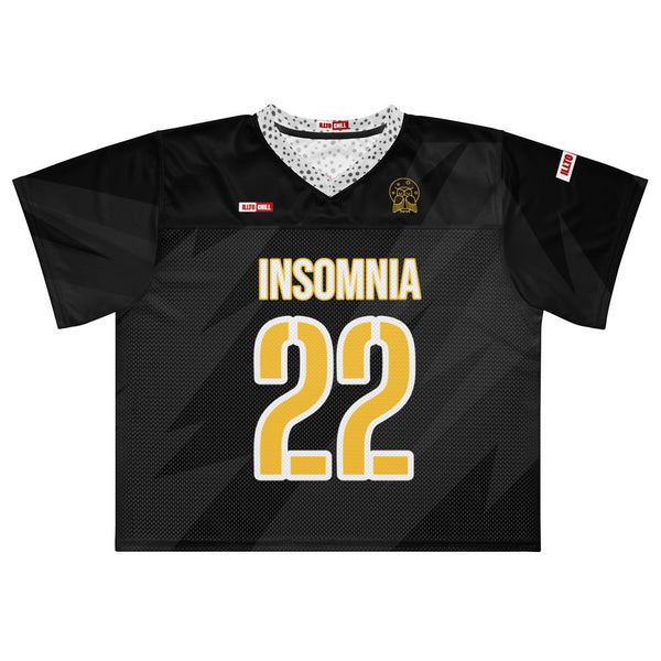 ILLTOCHILL Insomnia Awareness Boxy Jersey – Flat Front (Black)