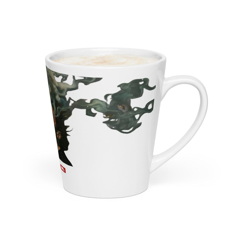 ILLTOCHILL Asthma awareness and support gift Latte mug – Flat 2 Right