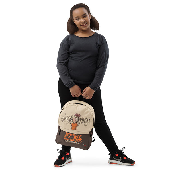 ILLTOCHILL MS Awareness Backpack – Girl's Front (Black)