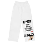 ILLTOCHILL C-PTSD Support Pants – Flat Front (White)