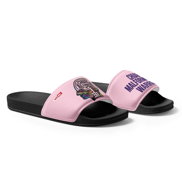 ILLTOCHILL Chiari Malformation Awareness Women's Slides – Flat Right Front (Chiari Malformation Awareness Women's Slides)