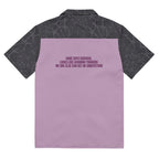 ILLTOCHILL MCAS awareness Mast cell activation syndrome Unisex button shirt – Flat Back (Black)