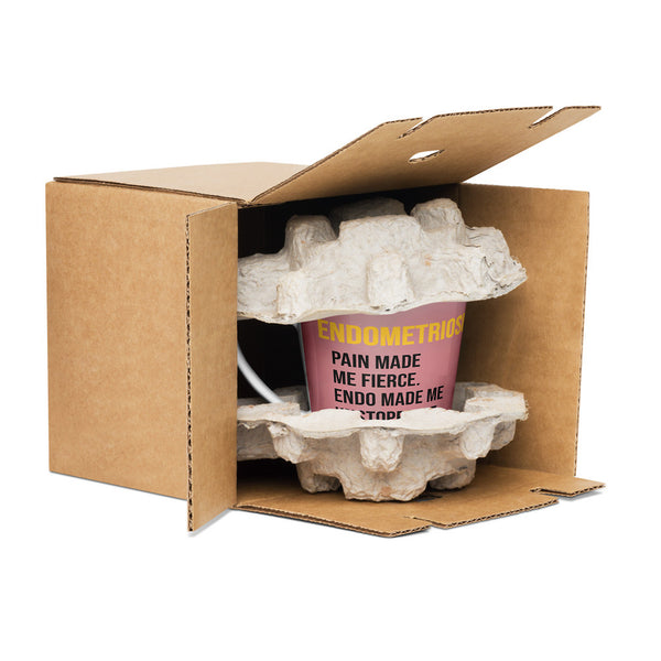 ILLTOCHILL Endometriosis awareness Endo warrior gift Latte mug – Packaging Product details