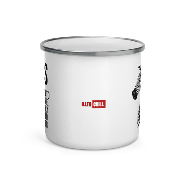 ILLTOCHILL EDS ehler danlos syndrome awareness gift Enamel Mug – Default Front