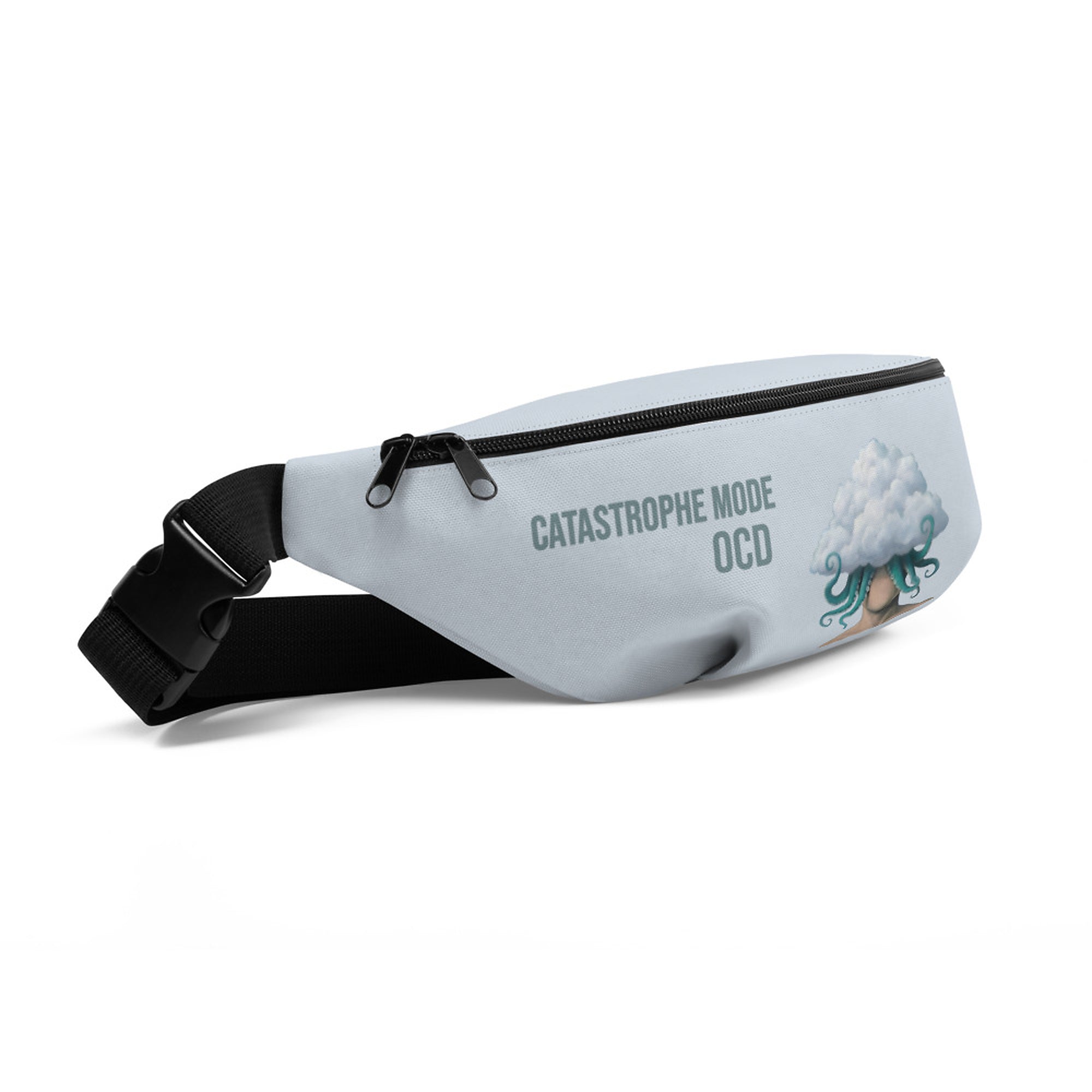 ILLTOCHILL OCD Awareness Fanny Pack – Default Front Left (Clear)