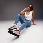 ILLTOCHILL Autism Awareness Women's High Top Shoes – Women's Lifestyle 3 Front (Autism Awareness Women's High Top Shoes)