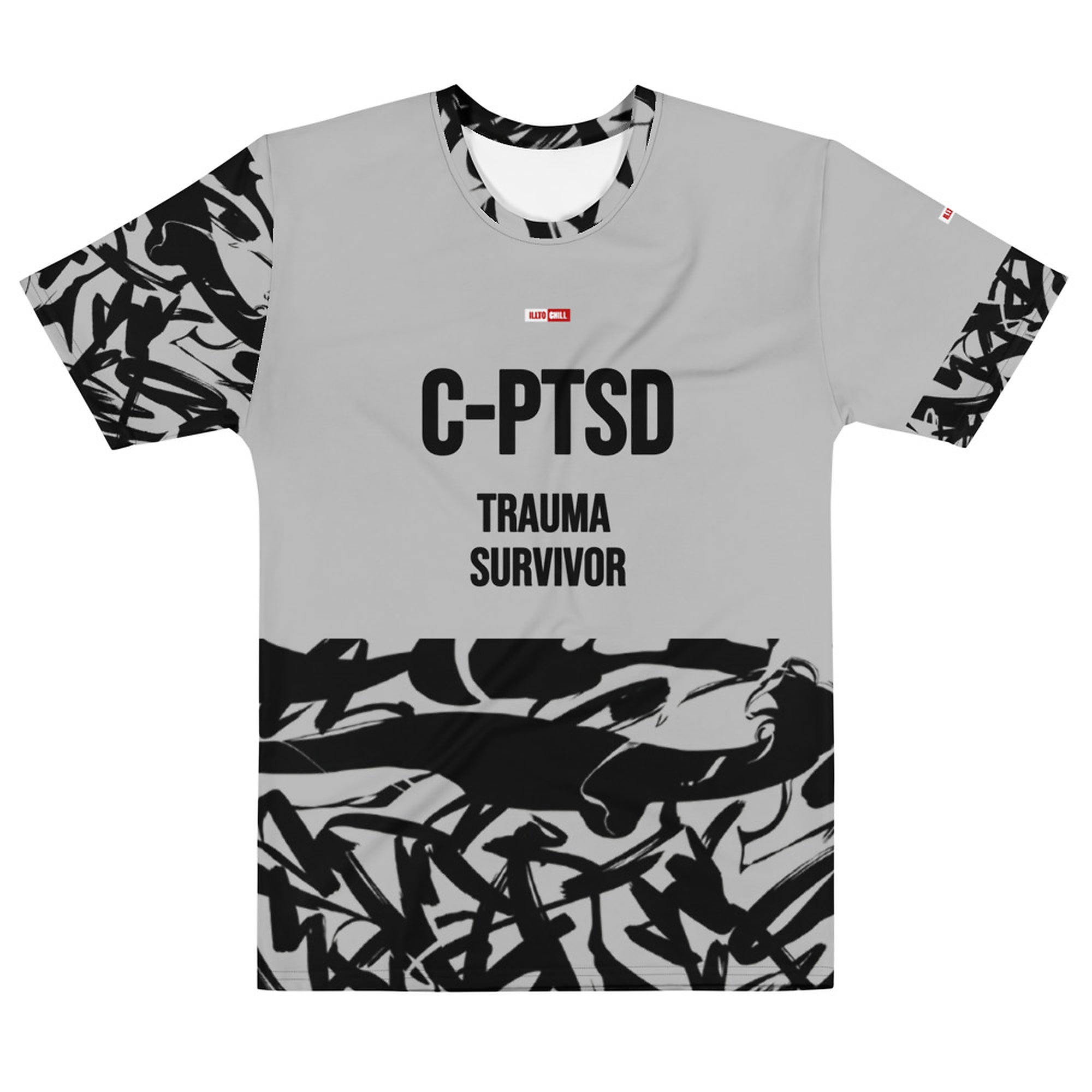 ILLTOCHILL C-PTSD Support T-Shirt – Flat Front (Black)