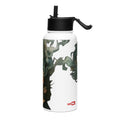 ILLTOCHILL Asthma awareness gift Stainless steel water bottle with a straw lid – Flat Left