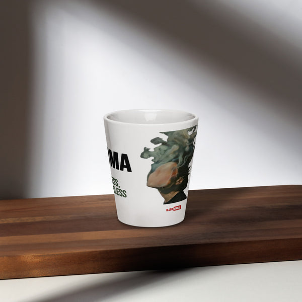 ILLTOCHILL Asthma awareness and support gift Latte mug – Lifestyle 2 Front