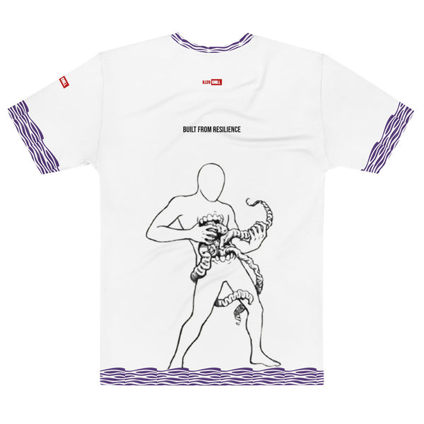 ILLTOCHILL Crohn's Disease Awareness T-Shirt – Flat Back (White)