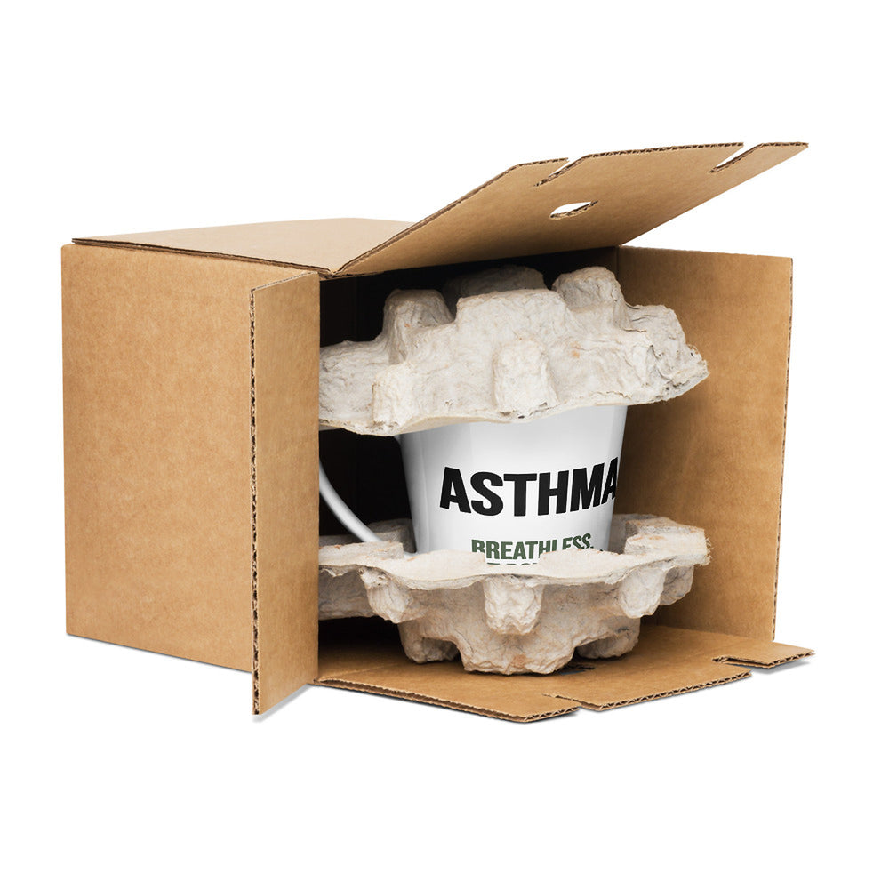 ILLTOCHILL Asthma awareness and support gift Latte mug – Packaging Product details
