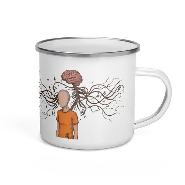 ILLTOCHILL MS awareness Multiple Sclerosis support gift Enamel Mug – Default Right