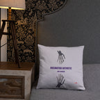 ILLTOCHILL RA awareness Rheumatoid Arthritis support gift Pillow – Lifestyle Front Lifestyle 2 (Black)