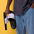 ILLTOCHILL Crohn's Disease Awareness Men's Slides – Men's Lifestyle 3 Left Front (Crohn's Disease Awareness Men's Slides)