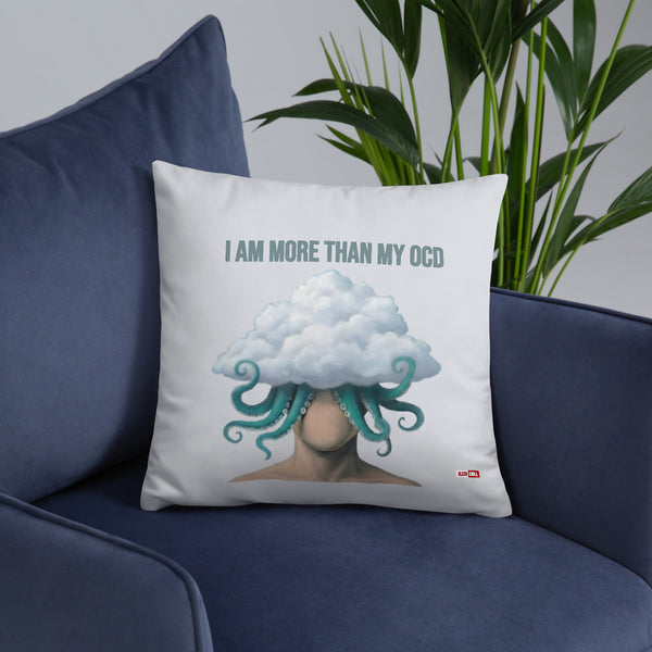 ILLTOCHILL OCD Awareness Pillow – Lifestyle Front Lifestyle 6 (Black)