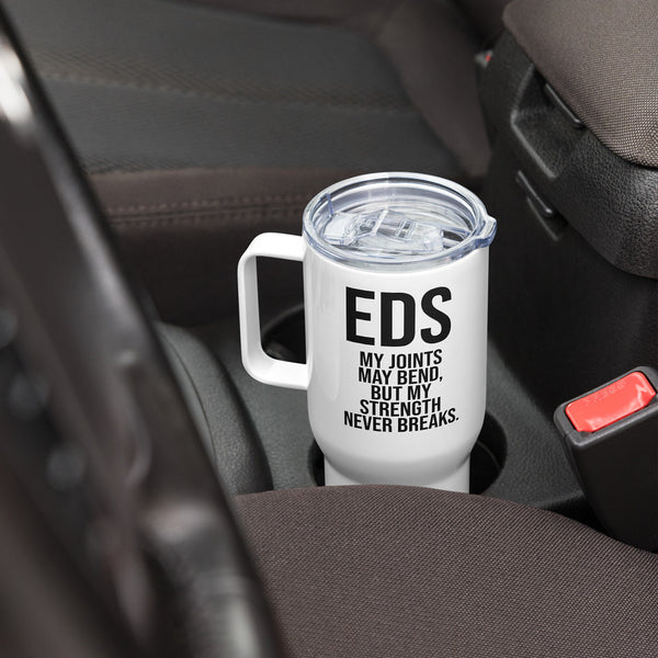 ILLTOCHILL EDS ehler danlos syndrome awareness gift Travel mug with a handle – Lifestyle Right