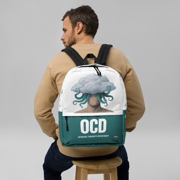 ILLTOCHILL OCD Awareness Backpack – Men's Front (Clear)