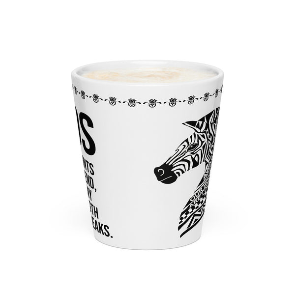 ILLTOCHILL EDS ehler danlos syndrome awareness gift Latte mug – Flat 2 Front