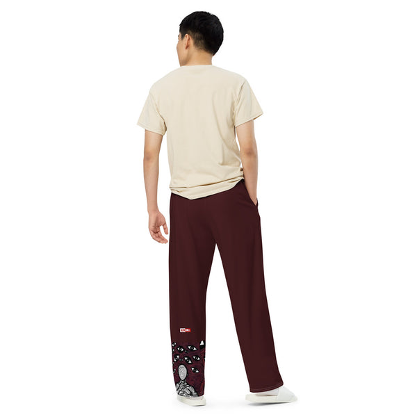 ILLTOCHILL Anxiety Awareness Pants – Men's Back (White)