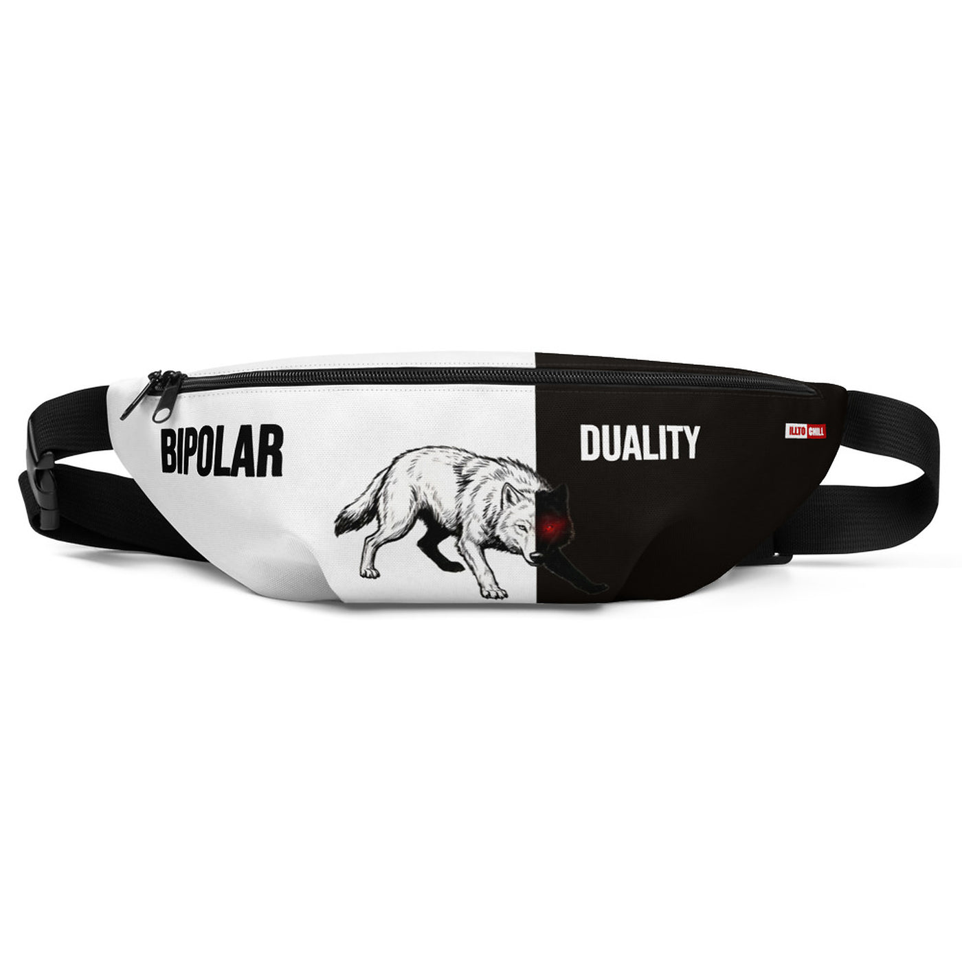 ILLTOCHILL Bipolar disorder gift Fanny Pack – Default Front (Clear)